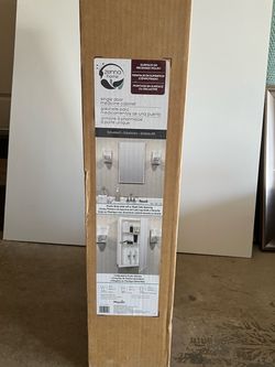 Single Door Medicine Cabinet Frameless