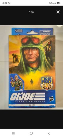 G.IJOE. CLASSIFIED SERIES. TIGER FORCE. DUSTY 6.5" ACTION FIGURE.