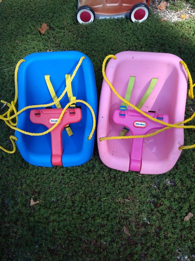 Little Tikes. Swing. ONLY THE BLUE ONE. PINK ONE IS GONE