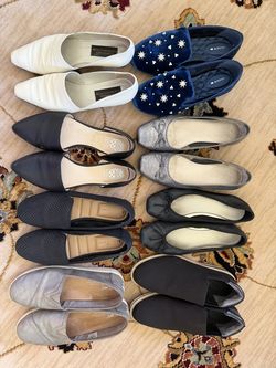 8 pairs of flats
