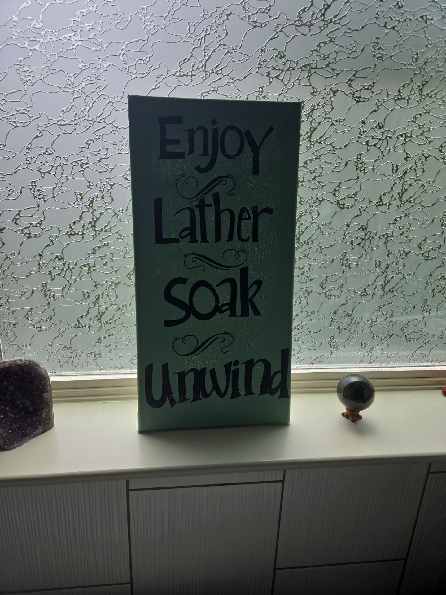 Vintage spa decor
