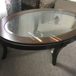 Elegant Glass-top Coffee Table