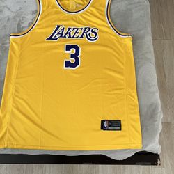 Laker # 3 Anthony Davis Jersey - XXL 