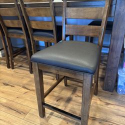 Counter Height Table With 6 Chairs, Plus 5 Counter Height Chairs 