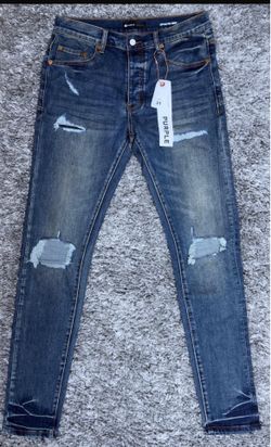 Purple jeans