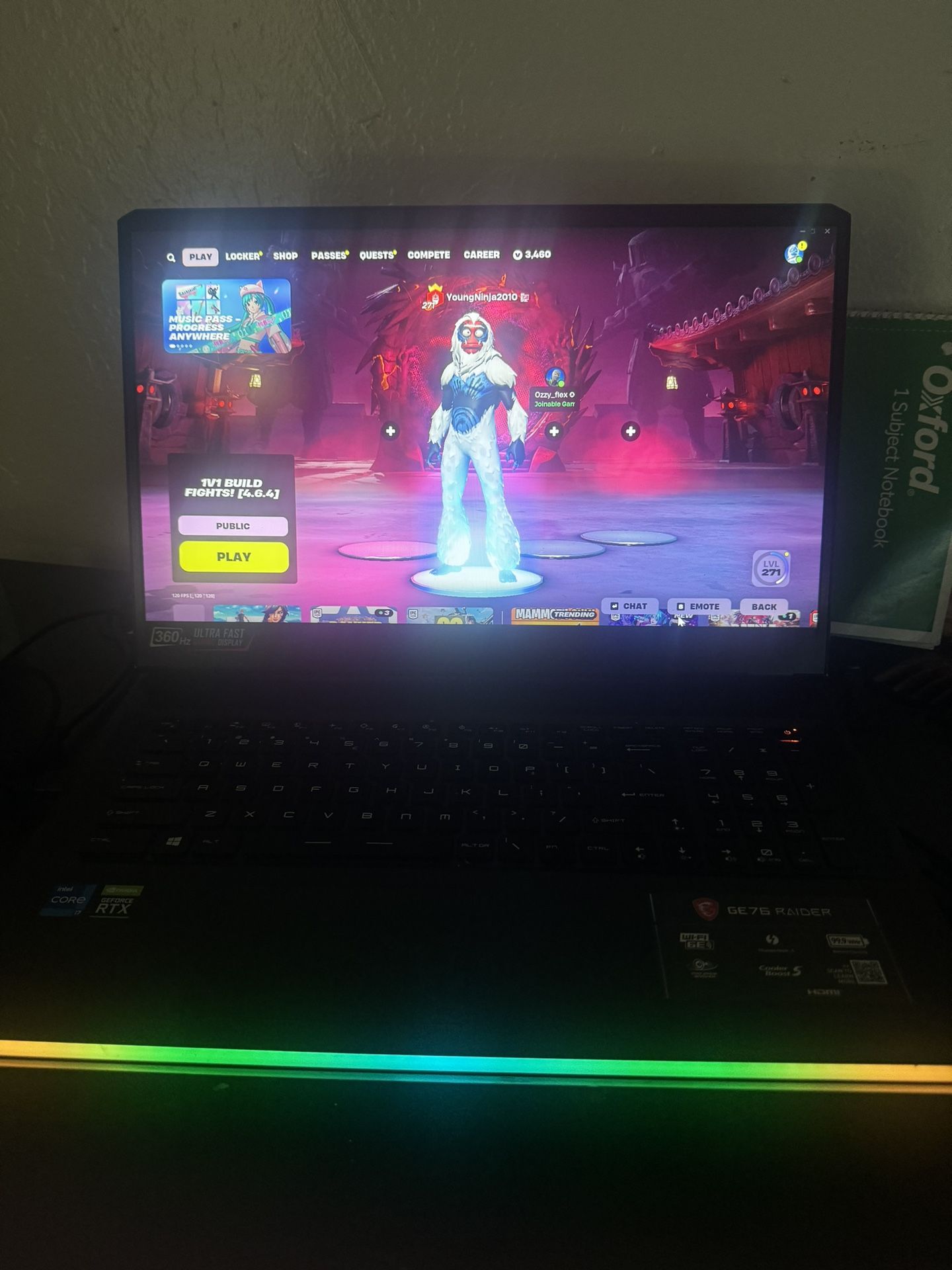 GE76 MSI RAIDER LAPTOP