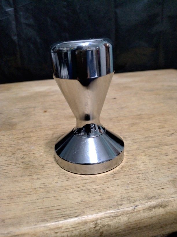 Garneck Coffee Bean Pressing Tool. Stainless Steel Tamper Accessory. Bean Pressing Tool 49mm Diameter.