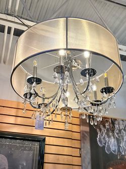 Drum Shade Crystal Chandelier - 50% OFF OFFER!!!