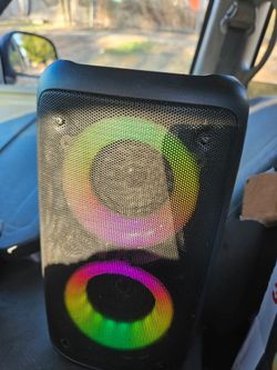 Speaker karaoke heysound rgb light speaker