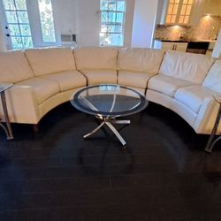 Luxurious Sectional Couch+3 Tables