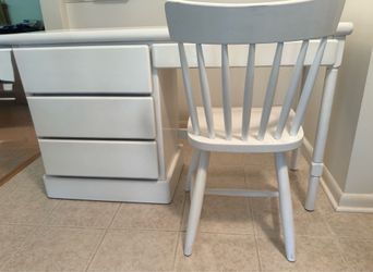 Desk and chair