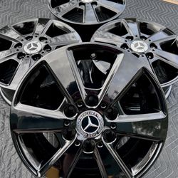 Oem Factory 16” Mercedes-Benz Sprinter 1500 Black Wheels Rims Rines