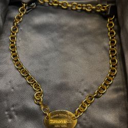 Return To Tiffany chocker 18k Gold