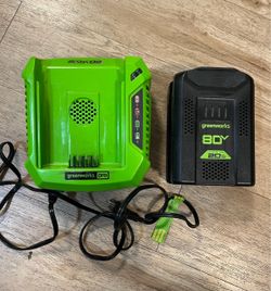 Greenworks Pro 80V Battery & Charger – 2.0Ah