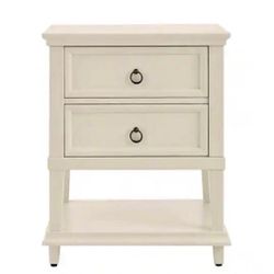 Grantley Ivory 2-Drawer Nightstand (27 in. H x 22 in. W x 16.5 in. D).    retail price $183 our price $85   Home Decorators Collection Model # M13701E
