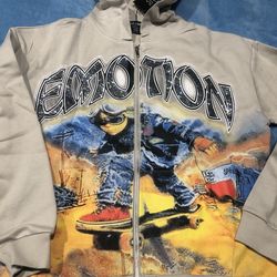 Beige Mixed Emotions hoodie s,m,l,xl
