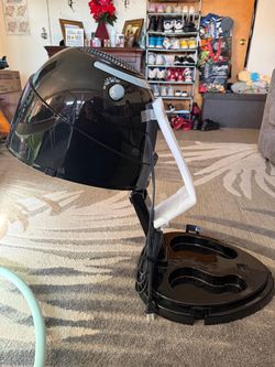 Black Ionic Tabletop Hood Hair Dryer
