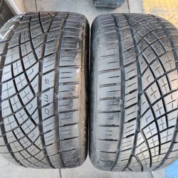 2 USED TIRES CONTINENTAL 225/40/18