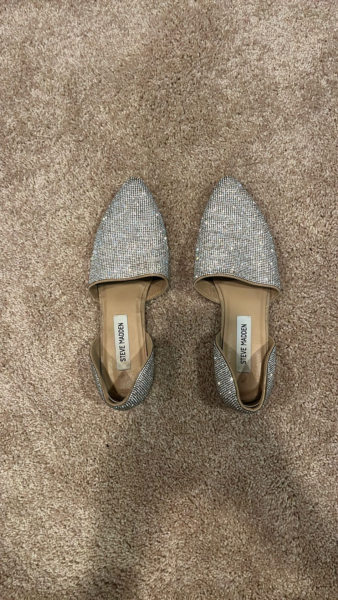 Steve Madden Sparkle Flats Size 9