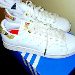 Adidas Stan Smith Endorsed Like New 6 1/2 Women's Or / Youth