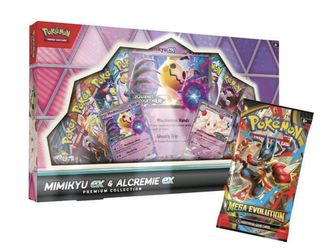 pokemon Mimikyu ex and alcremie ex premium trading card collection 
