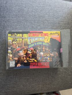 Super Nintendo Donkey Kong Country 2 Diddy's Kong Quest