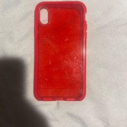 Tech21 EvoCheck FlexShock Case for Apple iPhone 5.8" Bright Rouge