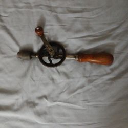 Make Offer! Vintage Pat No. 1642986 14" In Brace Hand Drill - Made in USA!