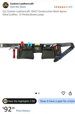 Tool belt- cinturón para herramienta