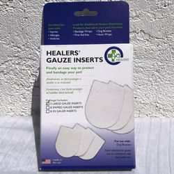 NEW*👉🏻HEALERS Medical Boot Large Gauze Pads, Pack of 5 (Silver Lake)