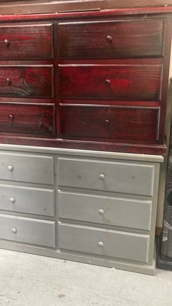 Pinewood 6 drawer dresser