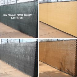 New Privacy Fence Screen 5.8x50 Feet