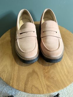 Dakaela Penny Platform Loafers Size 40