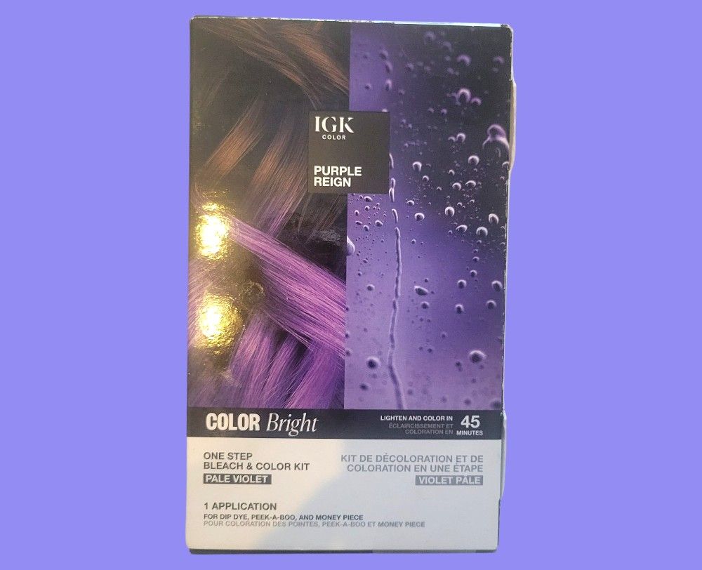 IGK Color Bright One Step Bleach & Color Kit- One-Step Color Processing