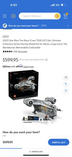 Lego razor Crest Ultimate Series