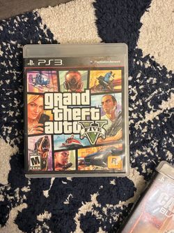 PS3 grand theft auto 5 and Call of Duty black ops