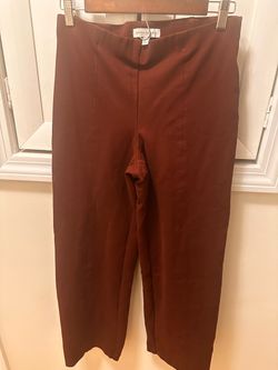 Maroon mid rise size 6L Banana Republic ponte pants
