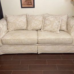 Couch And Chair Set Sleeper Sofa Cream Color