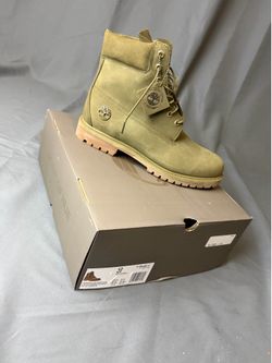 Timberland 6” Heritage Waterproof Boots ‘Olive Nubuck’ - Sz 12