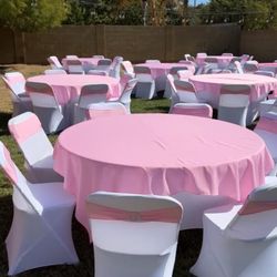 Round Tables Table Cloths & Chair Covers