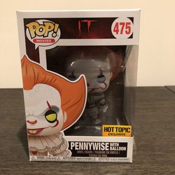 Funko Pop! #475 IT Pennywise with Balloon Hot Topic Exclusive