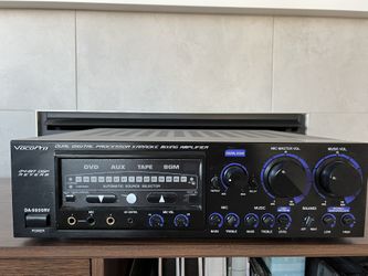 Key Control Mixing Amplifier/Receiver And Microphone