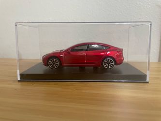 Tesla Model 3 Collectible (Red Bburago Diecast 1:43 Scale Model) [BB]