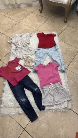 Ropa de niña  talla  5  zapatos talla 11