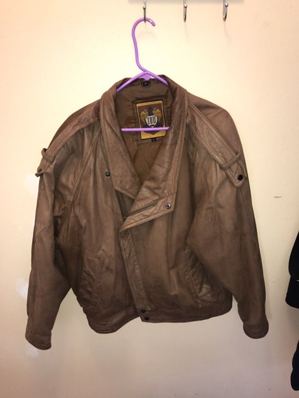 IOU leather jacket size L