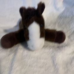 Aurora Mini Flopsie Paint Horse plush 