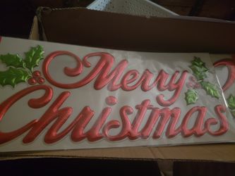 Christmas decoration wall art