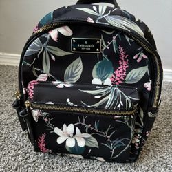 Floral Kate Spade Backpack - Wilson Road Botanical Small Bradley
