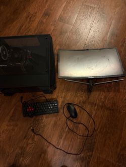 Gaming Pc and monitor