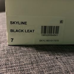 Steve Madden Skyline Black Leather Knee-High Boots – Women’s Size 7 (New)